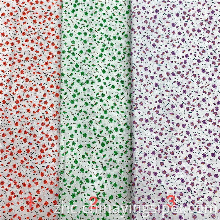 100% cotton plain poplin digital printed fabric